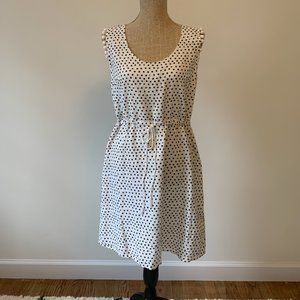 White and Black Beach Coverup